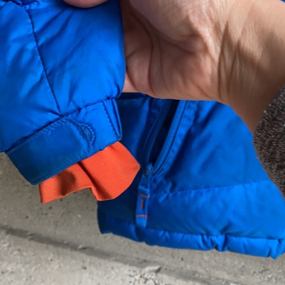 ❄️ Super Puffer Gap Kids S (6/7) Bright blue/orange - Picture 8 of 10